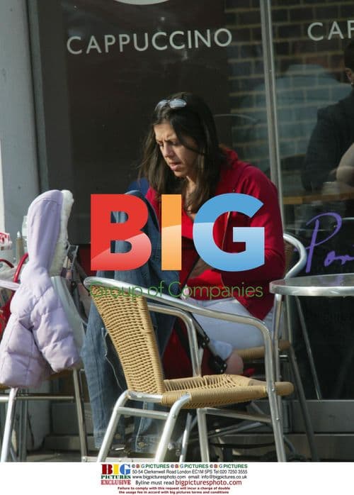 COLD FEET Star Jacey Salles Strolls in London