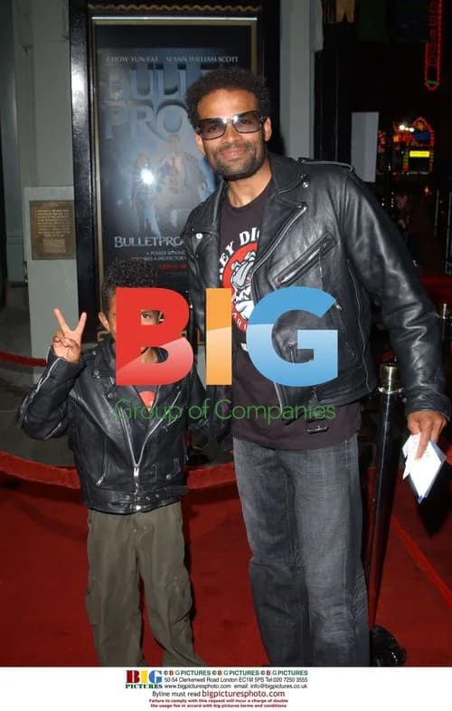 Mario Van Peebles and Son at 'Bulletproof Monk' LA Premiere