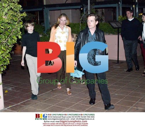 Michael J. Fox and Family at Santa Monica Restaurant