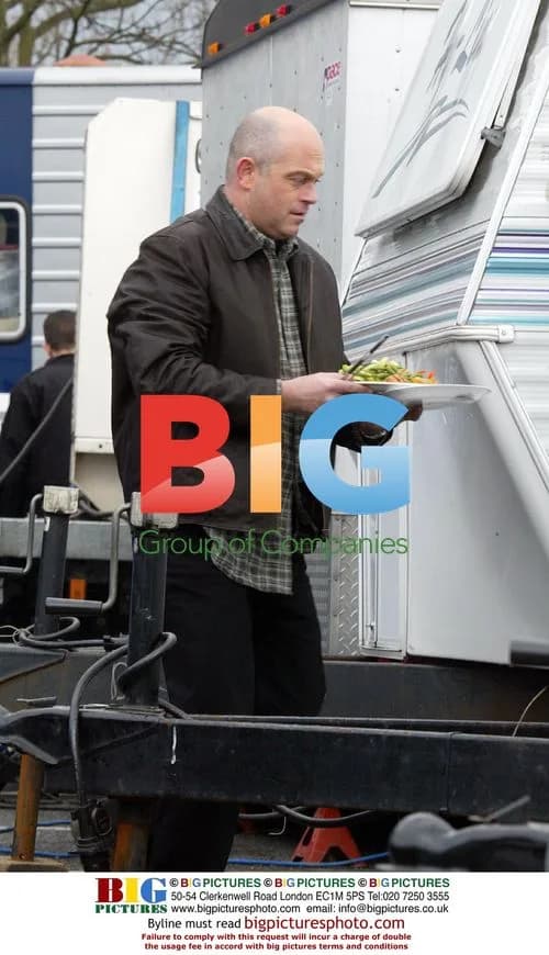 Ross Kemp on Film Set