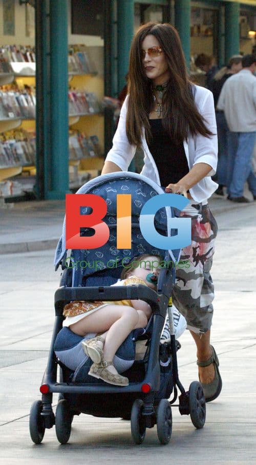 Kate Beckinsale Pushes Daughter Lily in Santa Monica