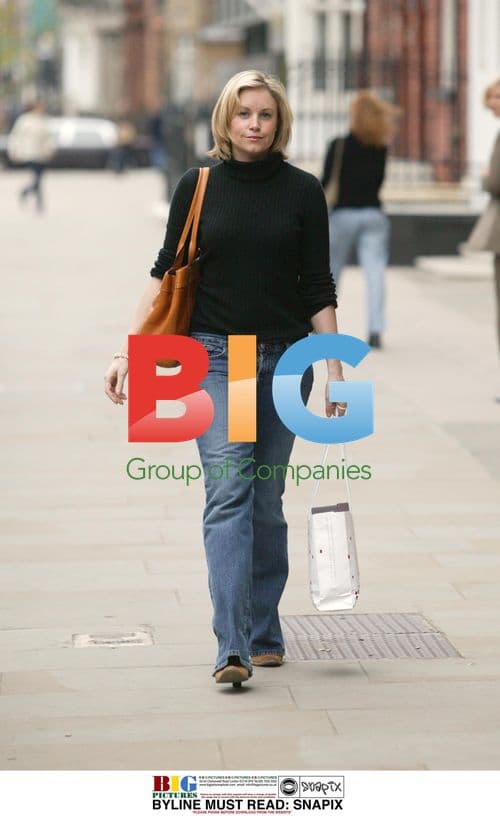 Kim Medcalf shopping in Knightsbridge