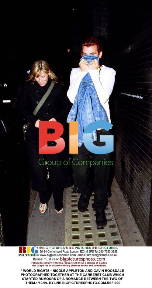 Nicole Appleton and Gavin Rossdale Photographed Together at Cabaret Club