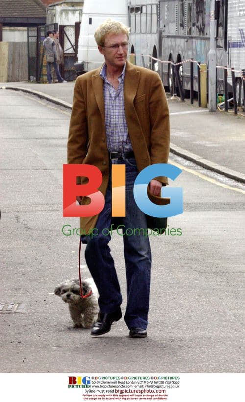 Paul O'Grady walking dog in London