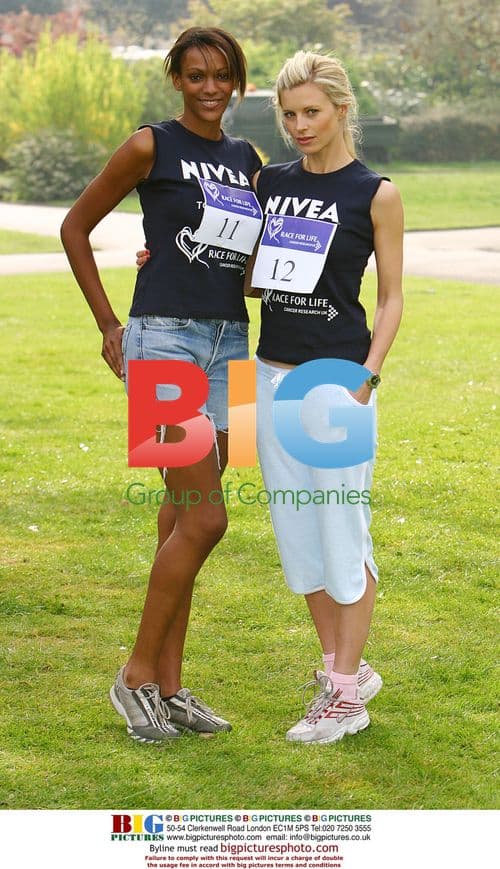 Laura Bailey and Judi Shekoni promote Cancer Research UK's RACE FOR LIFE