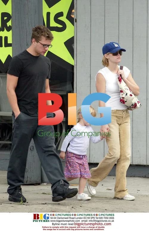 Reese Witherspoon and family in Santa Monica