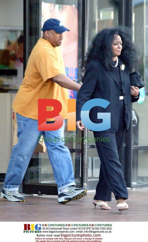 Diana Ross Shopping in Beverly Hills