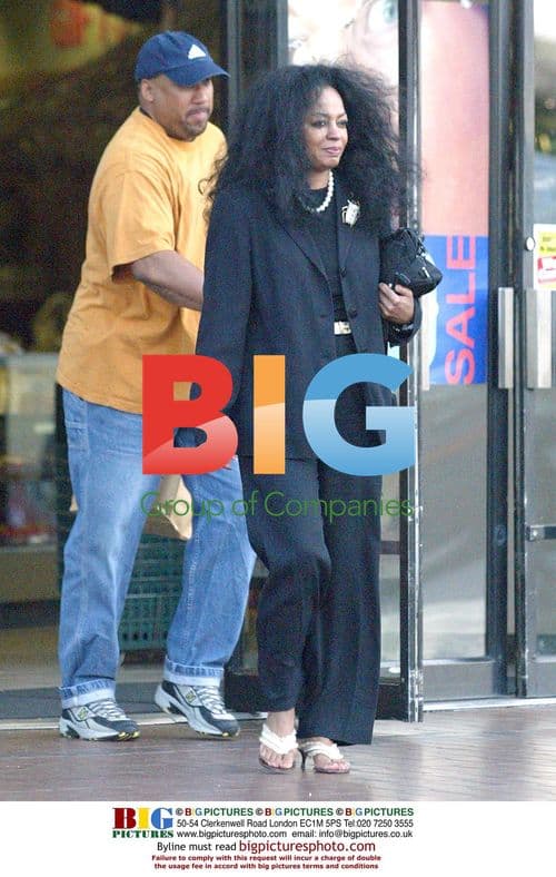 Diana Ross Shopping at Pharmacy in Beverly Hills