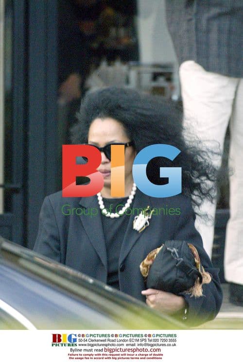 Diana Ross Shopping in Beverly Hills