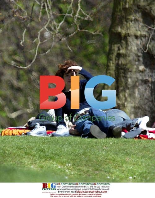 Anna Chancellor in London Park