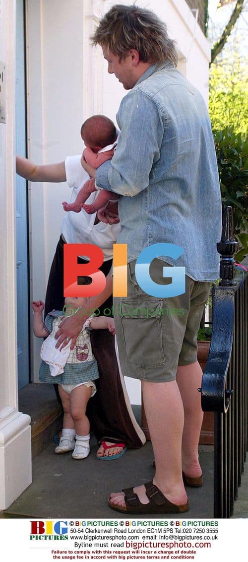 Jamie Oliver with Daughter Daisy Boo in London