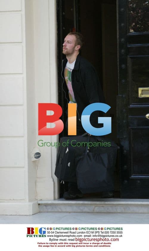 Chris Martin and Gwyneth Paltrow Leaving Home