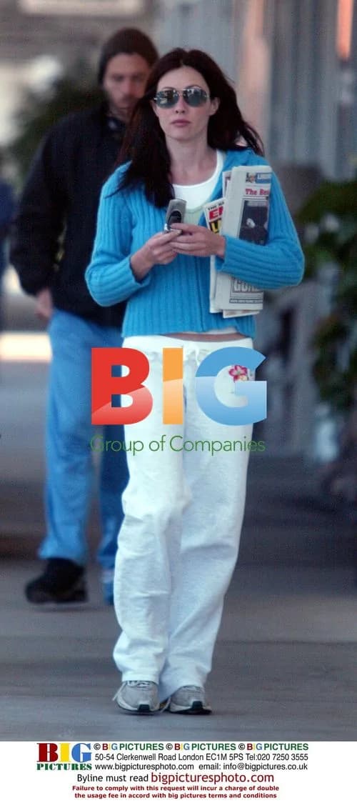 Shannen Doherty and Husband in Malibu