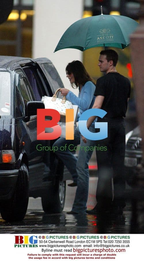 Liz Hurley at Nicky Clarke Salon