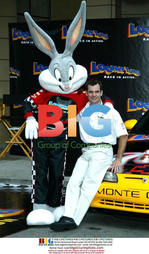 Jeff Gordon with Bugs Bunny
