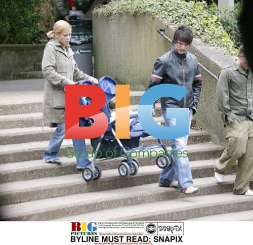 Melinda Messenger and Family at London Zoo