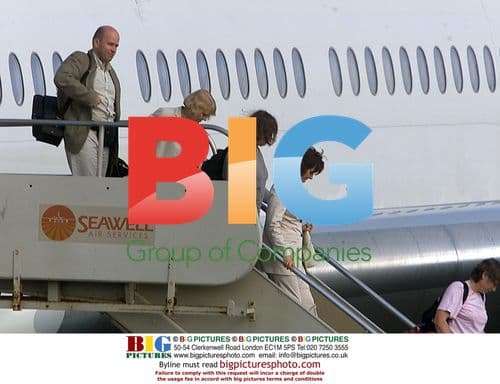 Actress Relaxing on Vacation