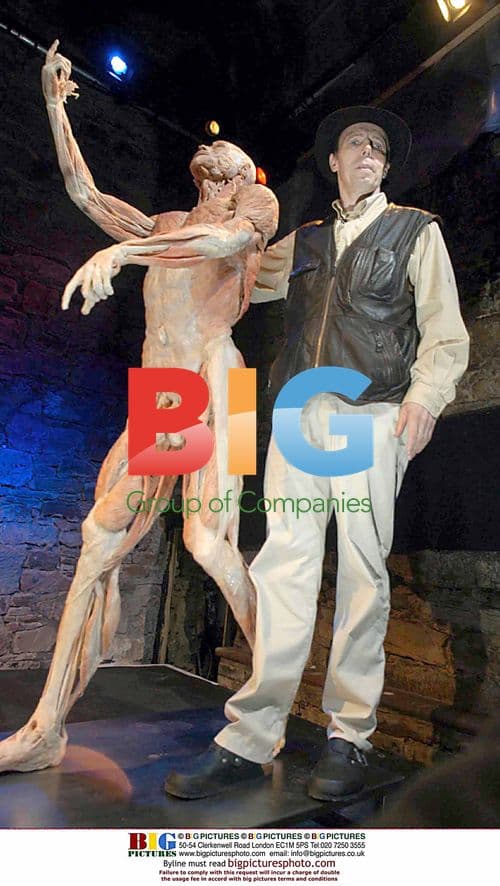 Professor Gunther Von Hagens at Science Museum