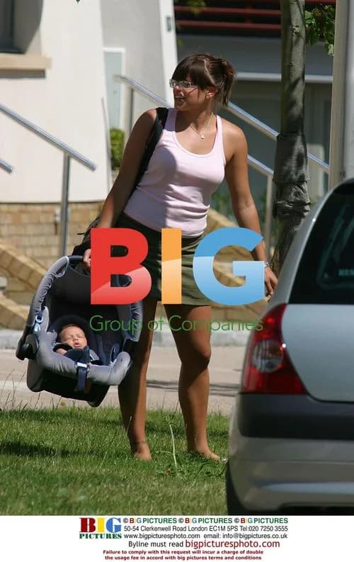 Jade Goody with Boyfriend and Baby