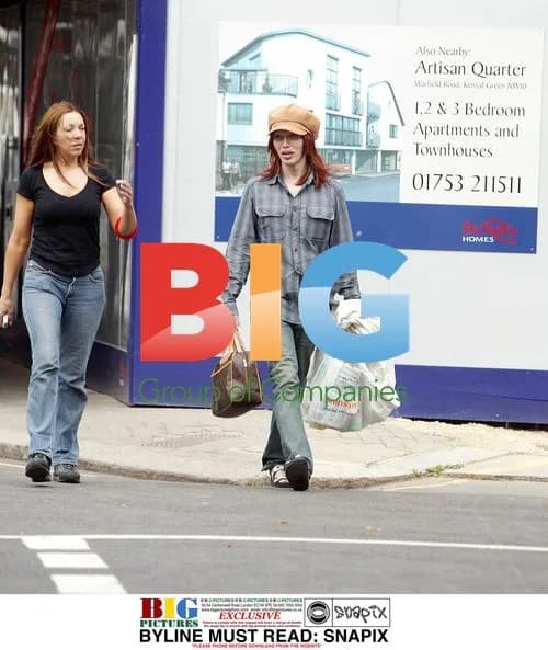 Pete Burns Shopping in London