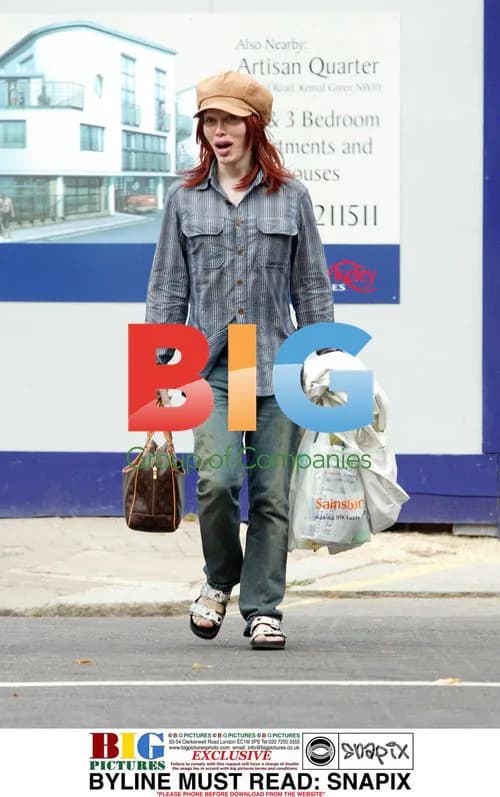 Pete Burns Shopping in London