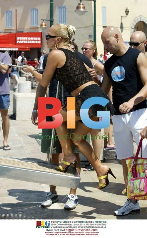 Donatella Versace Shopping in South of France