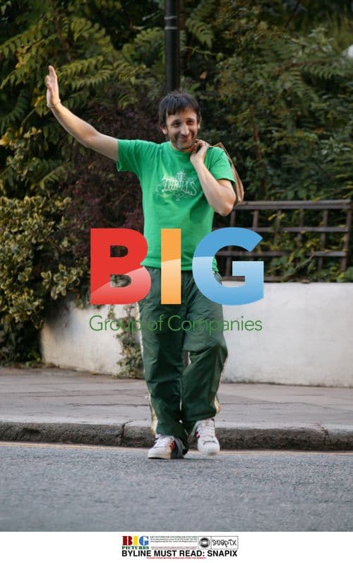 Ian Broudie of Lightning Seeds Yawning in North London
