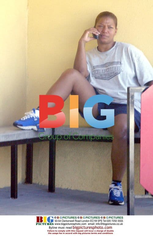 Queen Latifah leaves gym in West Hollywood