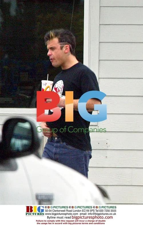 Robbie Williams on Dirt Bike in California