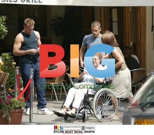 Joe Cole with family in London