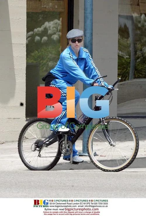 Madonna Riding Bike in Beverly Hills