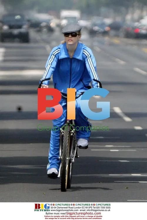 Madonna Rides Bike in Beverly Hills