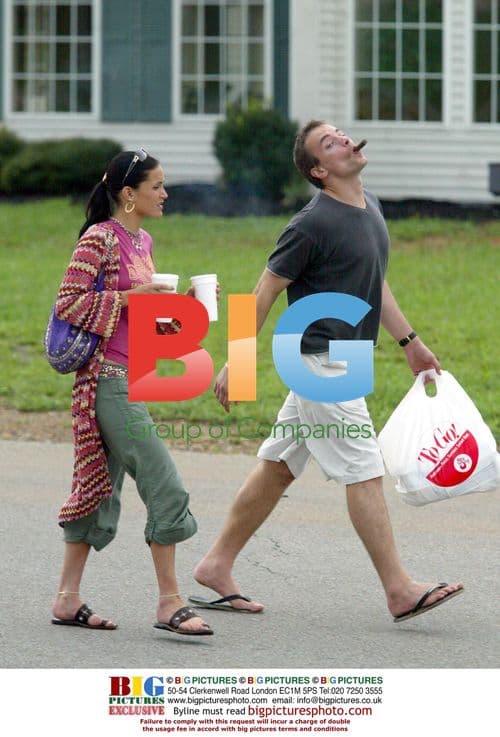 Sophie Anderton and Mark Bosnich in Hollywood