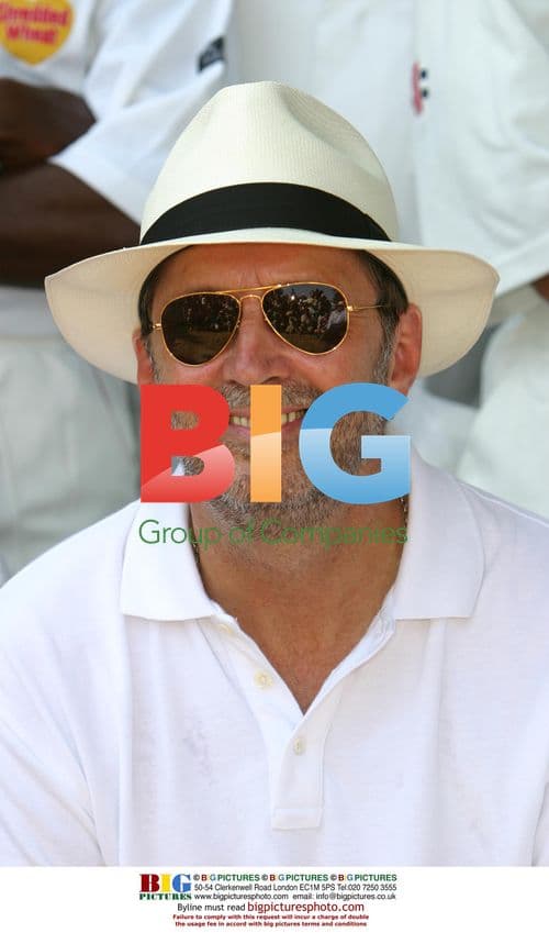 ERIC CLAPTON at cricket match