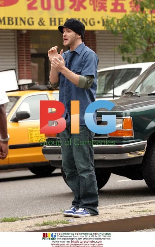 Justin Timberlake Filming Music Video