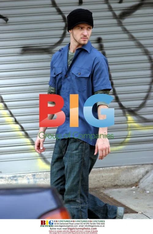 Justin Timberlake filming music video
