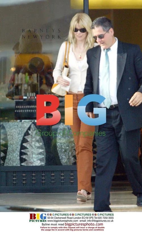 Claudia Schiffer Shopping in Beverly Hills