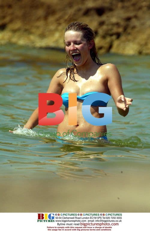 Popl Idol Singer Haley Evetts on Beach