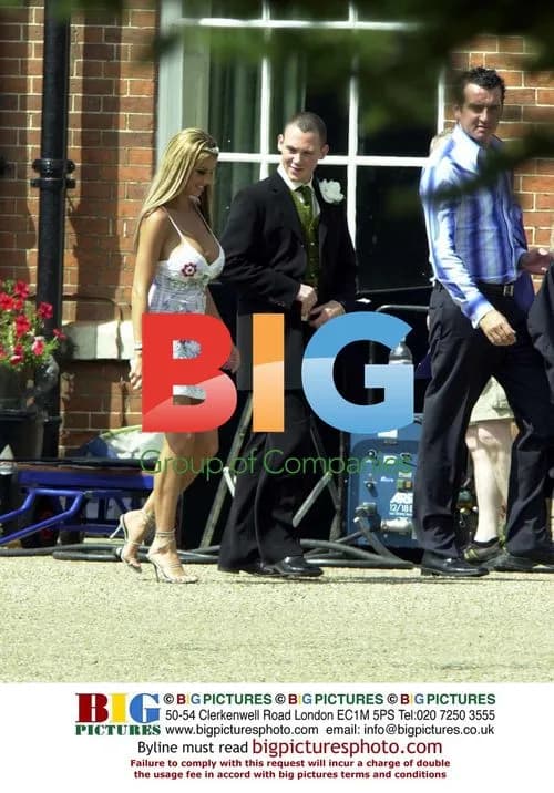 Jordan on Footballers Wives Set