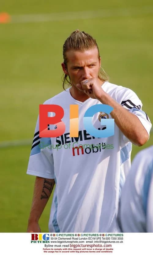 David Beckham Training with Real Madrid