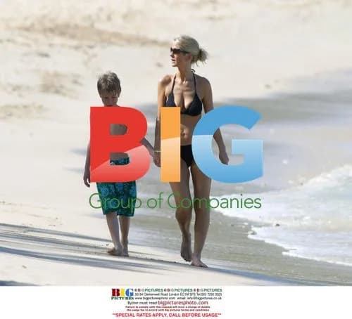Ulrika Jonsson and 'Mr Right' on Caribbean Holiday