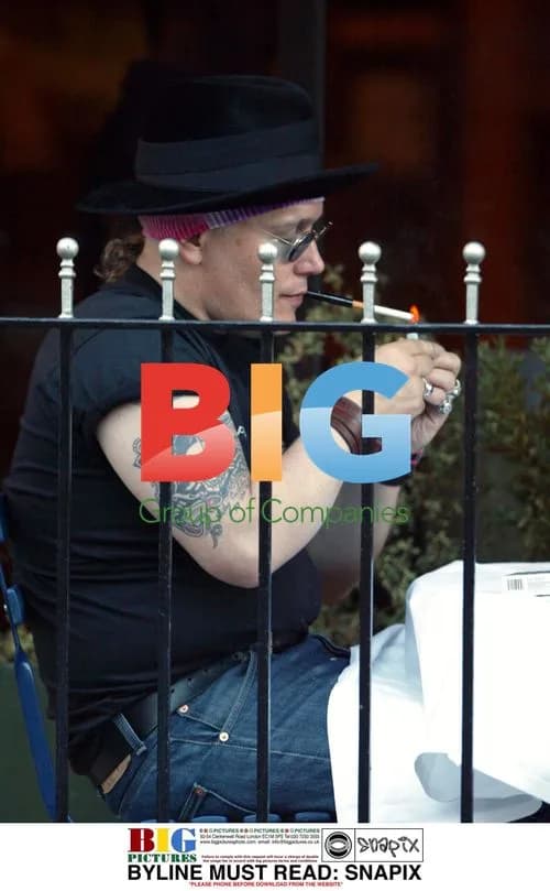 Adam Ant at North London Restaurant