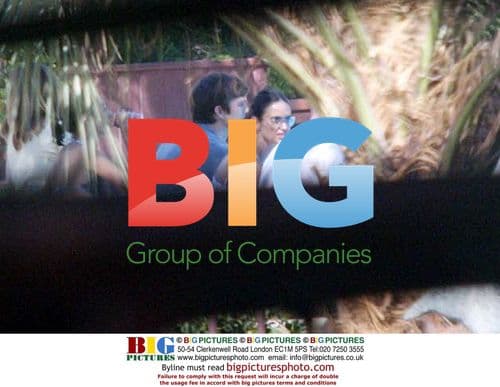 Ashton Kutcher and Demi Moore's family trip