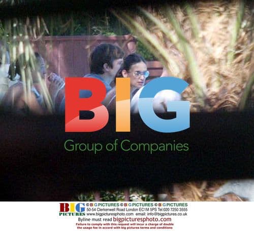 Ashton Kutcher and Demi Moore Family Outing