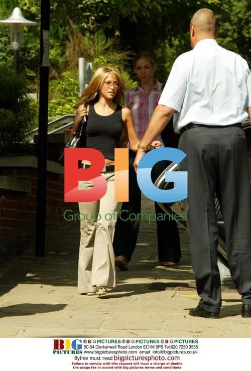 Rachel Stevens leaves home without engagement ring