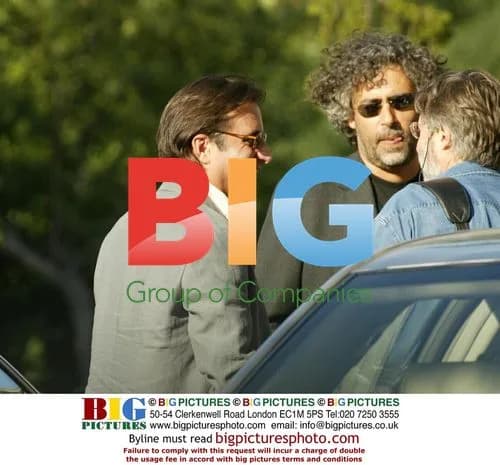Andy Garcia on the set of 'The Lazarus Child'