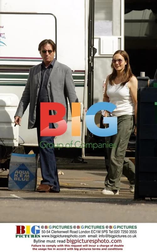 Andy Garcia on the set of 'The Lazarus Child'