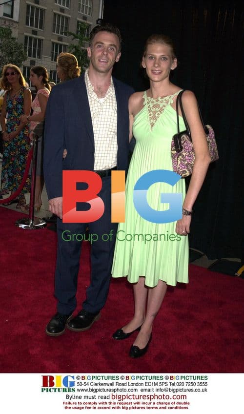 David Eigenberg and wife at American Splendor premiere