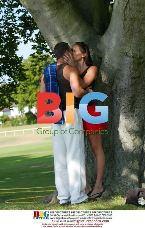 Model Lucy Clarkson Relaxing in London Park