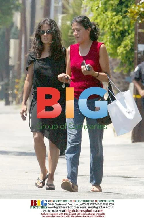 Salma Hayek Shopping in Hollywood